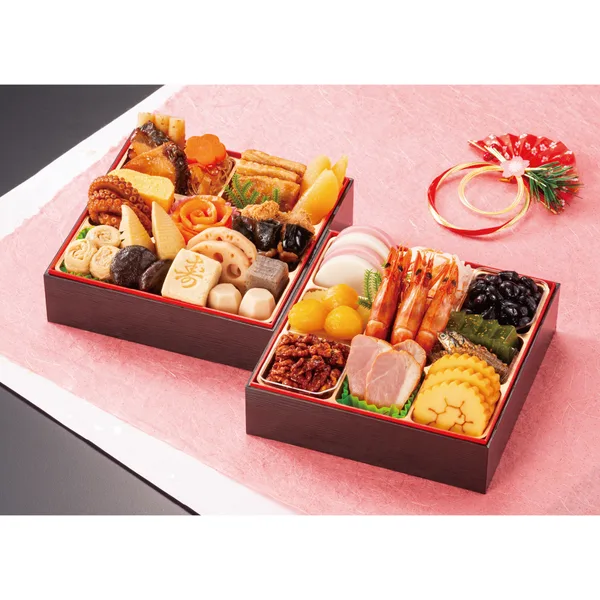 カネハツ食品 初梅 和風二段重(デリシア)の公式商品画像