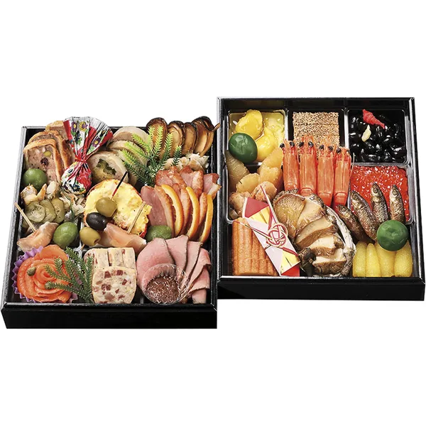 〈ホテルコンコルド浜松〉和・洋 二段重(遠鉄百貨店)の公式商品画像