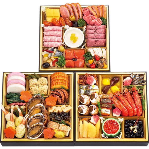 <京料理 味ま野>幸縁 厳選おせちL 和・洋風 三段(4人用)(大丸神戸店)の公式商品画像