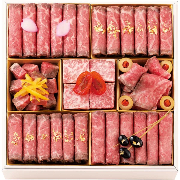 スギモト 松阪牛ローストビーフ食べ比べ 一段(3~4人用)(大丸神戸店)の公式商品画像