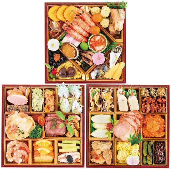 日本橋 OIKAWA 和・洋・中華風 三段 宴(3~4人用)(大丸神戸店)の公式商品画像