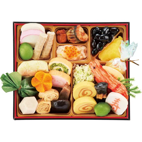 日本ロングライフ やわらかいおせち 和風 一段 + さっくりお餅雑煮2食(1~2人用)(大丸神戸店)の公式商品画像