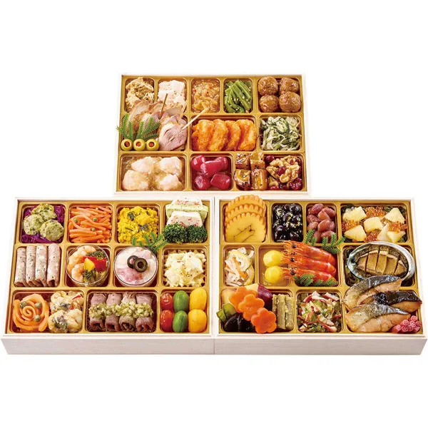 東京三銘店コラボ 和・洋・中華風 三段(3~4人用)(大丸神戸店)の公式商品画像