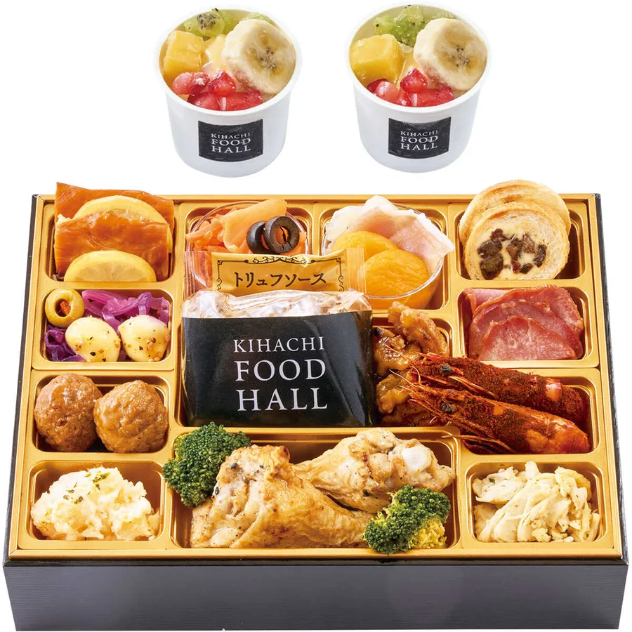 東京青山 KIHACHI 洋風オードブル 一段+パフェアイス2食(2人用)(阪神梅田本店)の公式商品画像