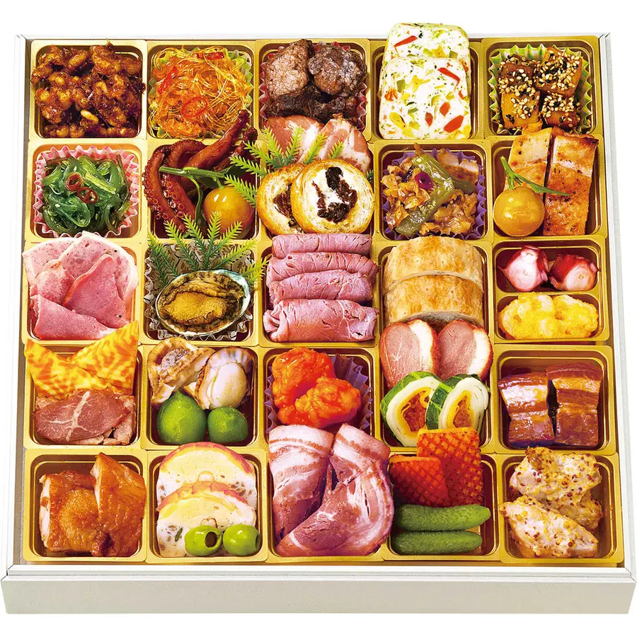 大阪 一冨士 洋・中華風 オードブル 一段 にぎわい(2人用)(ベルメゾン)の公式商品画像