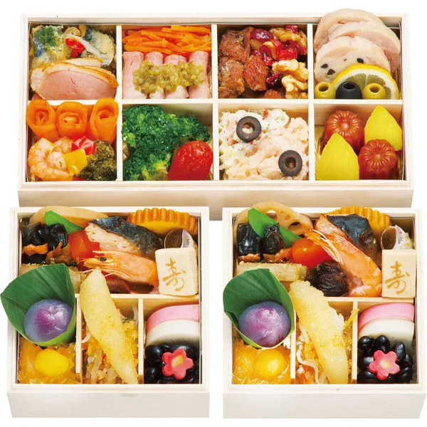 恵比寿 ロジエ 和風 一段二客組+洋風オードブル(2人用)(大丸神戸店)の公式商品画像