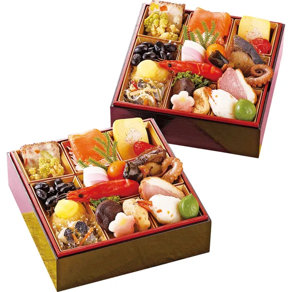 京都 祇おん 江口 和・洋風 一段二客組 祝春(2人用)(大丸神戸店)の公式商品画像