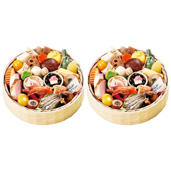 京都 京菜味のむら 和風 一段二客組 花籠(2人用)(大丸神戸店)の公式商品画像
