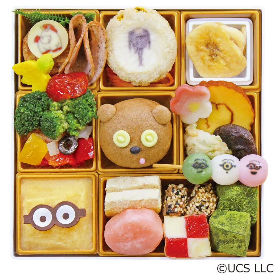「ミニオン」コラボレーションおせち 和・洋風 一段(2人用)(西武・そごう e.デパート(全国配送おせちご予約会))の公式商品画像