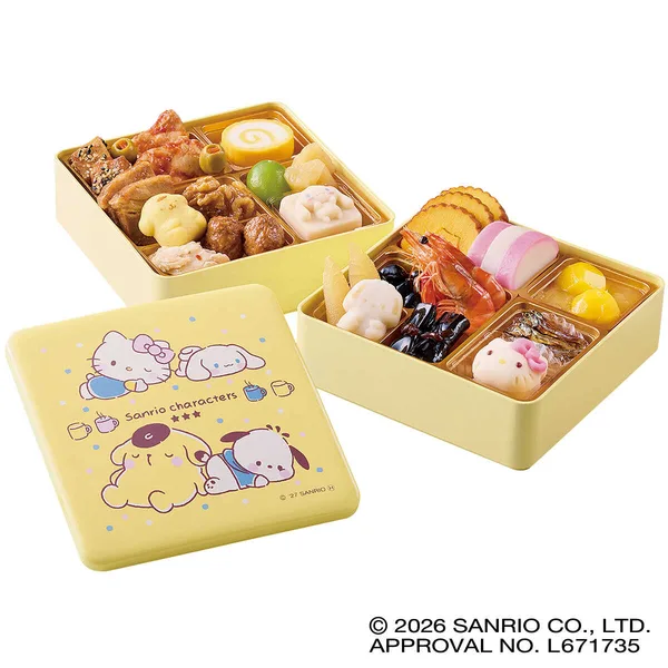 紀文食品 サンリオキャラクターズのおせち詰合せ 和・洋風 二段(2~3人用)(大丸神戸店)の公式商品画像