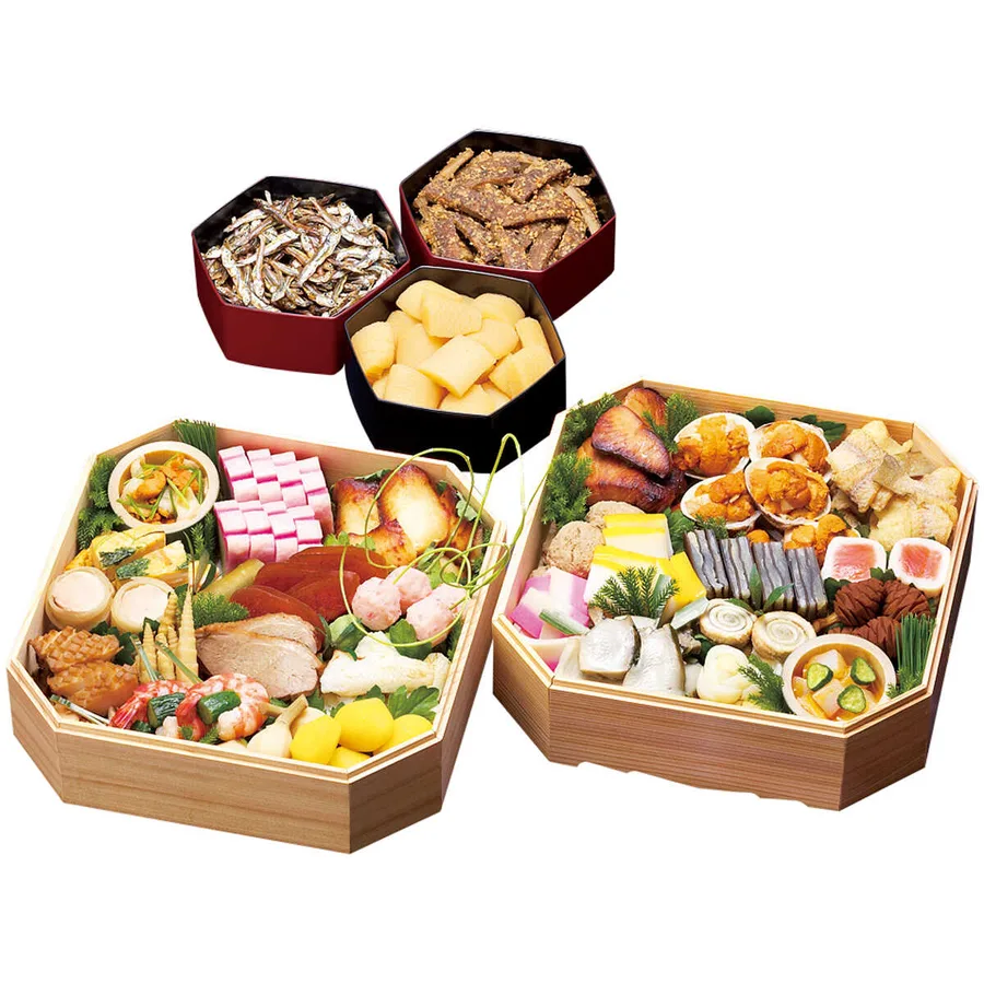 京都 辻留 和風 二段 福重(別添三品付)(4~6人用)(大丸神戸店)の公式商品画像