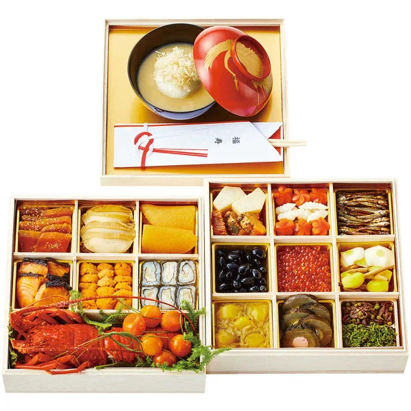 祇園丸山 和風 二段(京風白味噌雑煮付)(5人用)(大丸神戸店)の公式商品画像