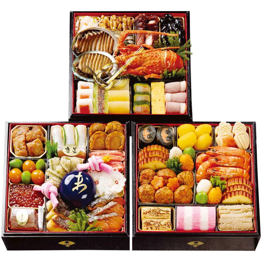 京都 下鴨茶寮 和風 三段(4~5人用)(京都高島屋)の公式商品画像
