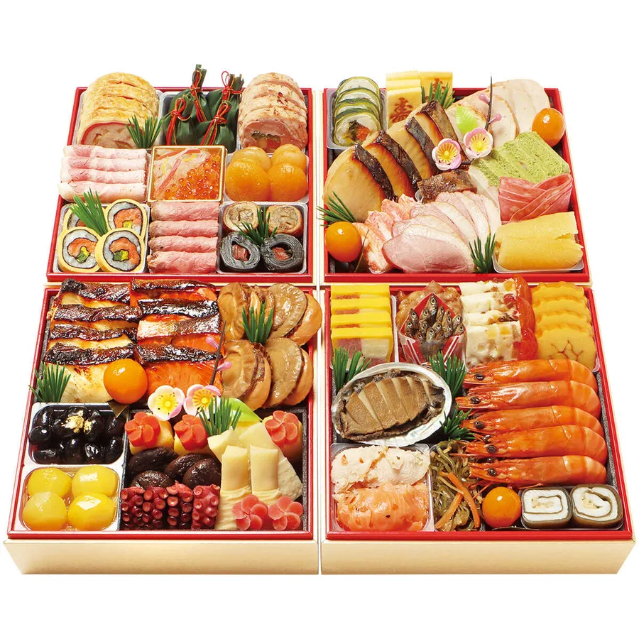 京・料亭 わらびの里 和・洋風 四段(5人用)(ベルメゾン)の公式商品画像