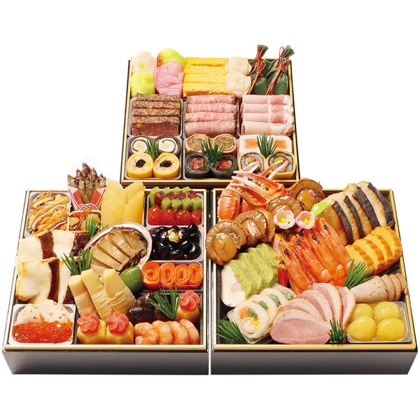 京・料亭 わらびの里 和・洋風 三段(4人用)(大丸神戸店)の公式商品画像