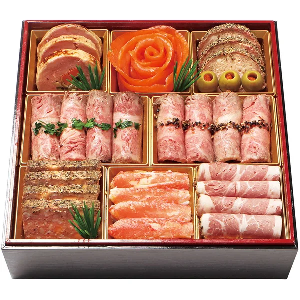 京・料亭 わらびの里 肉・海鮮オードブル 一段(3人用)(大丸神戸店)の公式商品画像