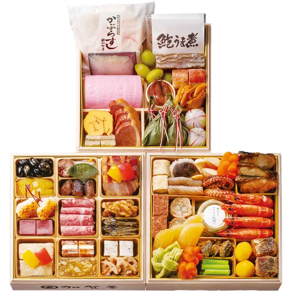 能登 和倉温泉 加賀屋 和風 三段(4人用)(大丸神戸店)の公式商品画像