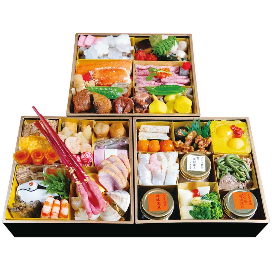奈良 西大和さえき 和風 三段(6人用)(大丸神戸店)の公式商品画像