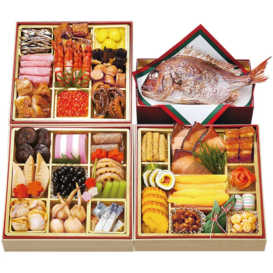 大阪 一冨士 和風 三段+鯛重(4人用)(大丸神戸店)の公式商品画像