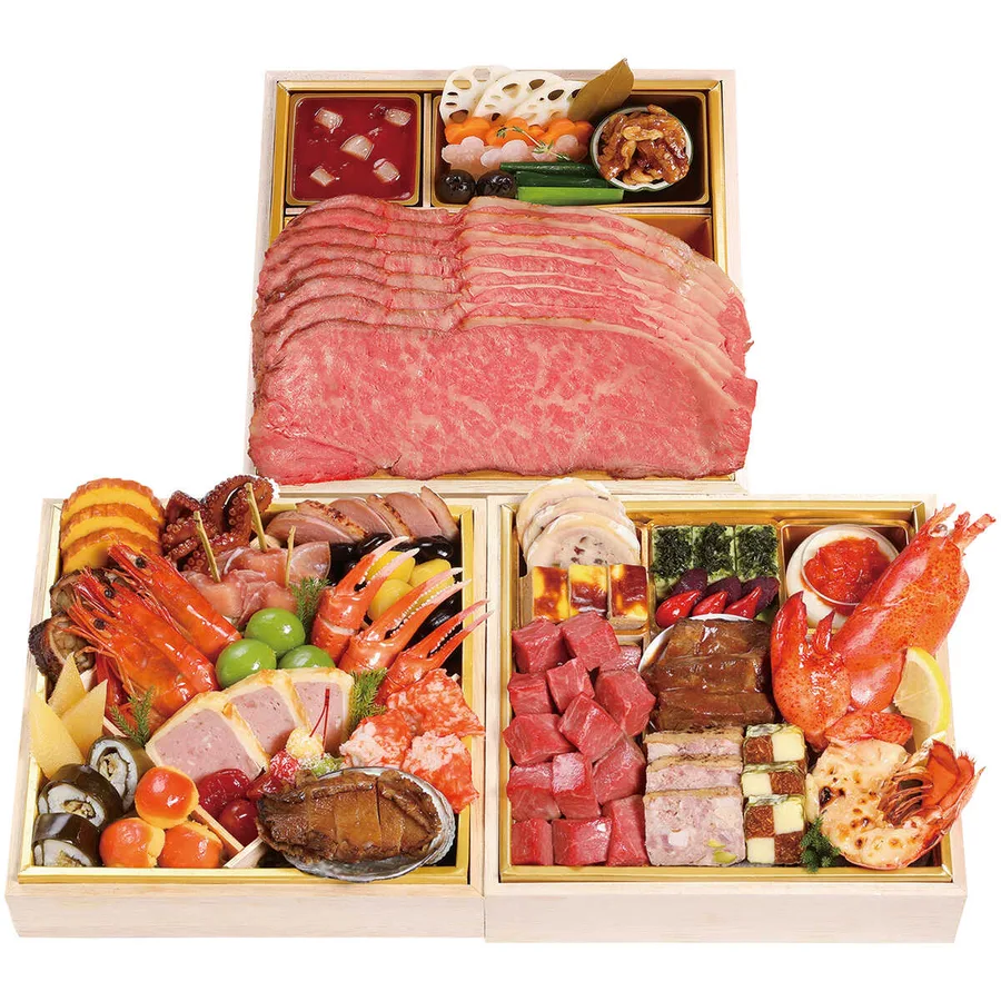 創業大正十四年 京都 スター食堂 洋風 三段(3人用)(大丸神戸店)の公式商品画像
