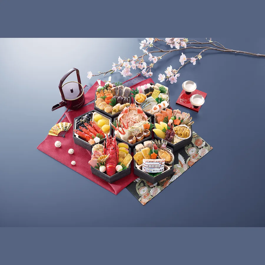 東京「日本ばし 大増」監修七段重 七蕾亀粋(匠本舗)の公式商品画像
