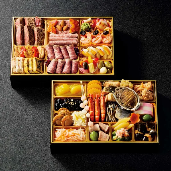 「銀座ポルトファーロ」×「銀座花蝶」 特製和洋おせち二段重 (約3人前)(ディノス)の公式商品画像
