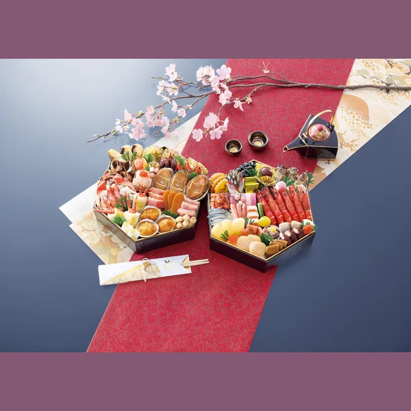 京都祇園 料亭「岩元」監修六角二段重 海宝箱(匠本舗)の公式商品画像