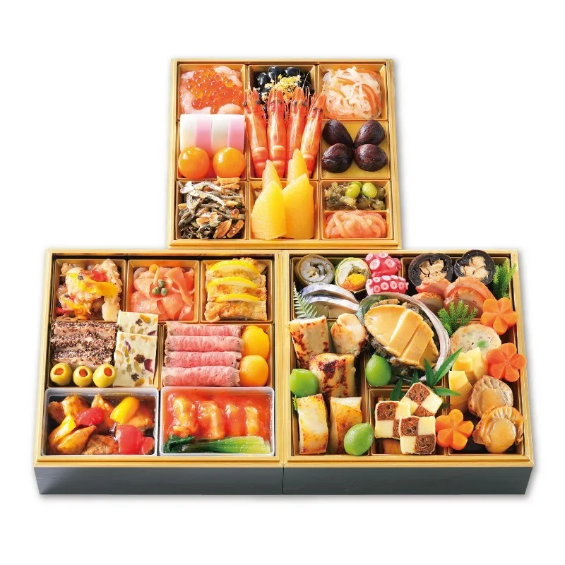 <八百彦本店>和・洋 三段重(No.636)(ジェイアール名古屋タカシマヤ)の公式商品画像