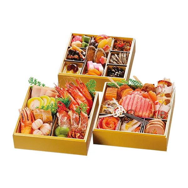 蟹料亭 松江 和らく 3~4人用、三重折 蟹と和風おせち【送料込・冷凍】(近鉄百貨店ネットショップ)の公式商品画像