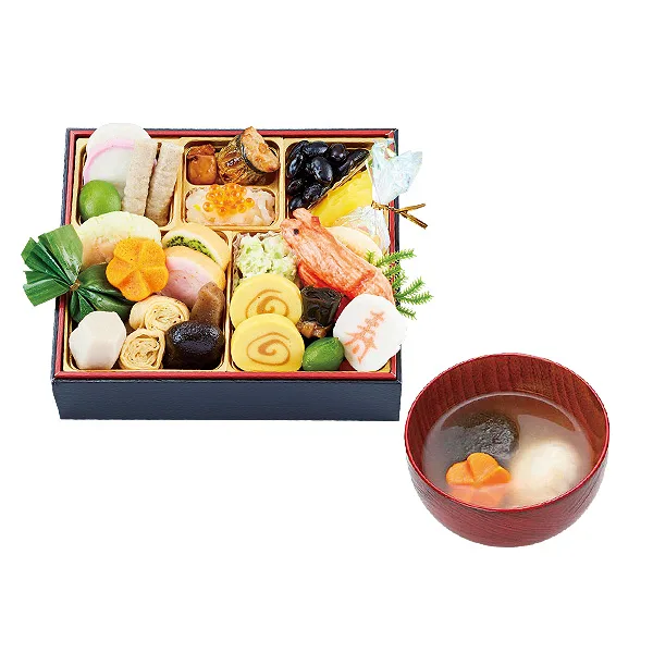 〈日本ロングライフ〉やわらかいおせち 1~2人用、一重折(和風)【送料込・冷凍】(近鉄百貨店ネットショップ)の公式商品画像
