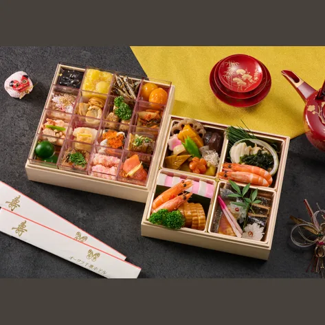 日本料理 おせち 新春の舞初二段膳(オークラ千葉ホテル)の公式商品画像