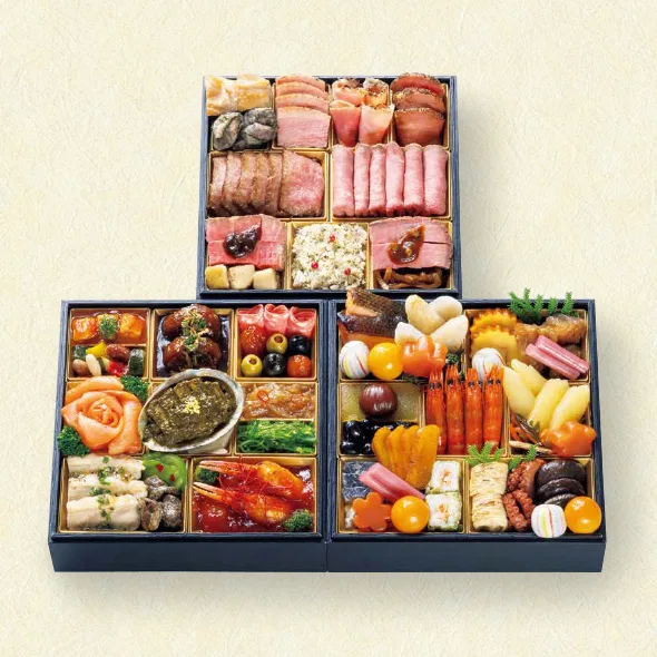 美味づくし 和洋中三段重「豊」(そごう大宮店)の公式商品画像