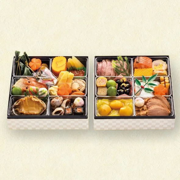 日本料理 和か葉/おせち二段重(西武・そごう e.デパート(全国配送おせちご予約会))の公式商品画像