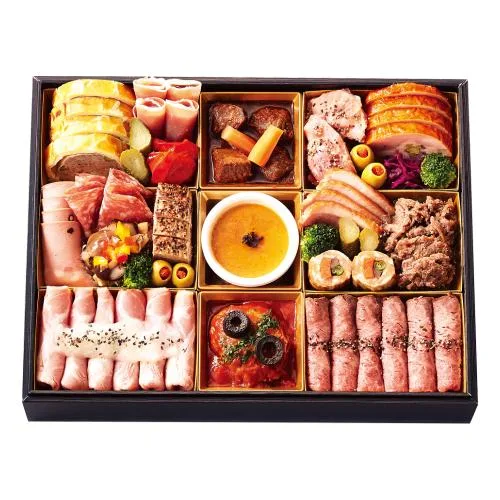＜高島屋（タカシマヤ）＞肉おせち 一段（W372）（京都高島屋）の公式商品画像