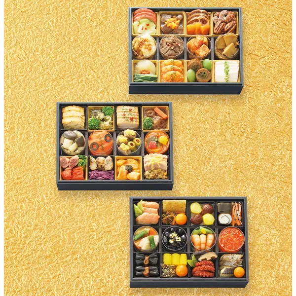〈京都吉兆×三國×トゥーランドット臥龍居〉和洋中名店の饗宴おせち(京都高島屋)の公式商品画像