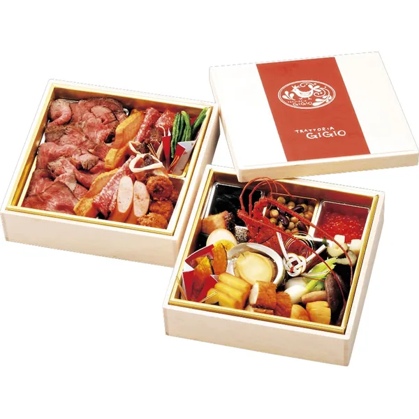 〈トラットリアジージョ〉洋食 二段重(遠鉄百貨店)の公式商品画像