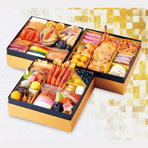 シェフワールド 和洋中おせち 三段重(ツルヤ(群馬県内6店舗))の公式商品画像