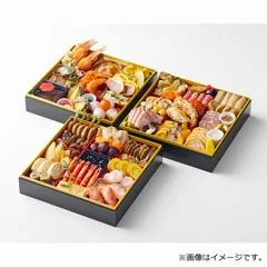 ホテルニューオータニ博多 謹製おせち料理 和洋中三段重(山形屋 鹿児島本店)の公式商品画像