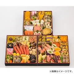 京都祇園料亭「和山」 和風おせち三段重（福寿）（山形屋 鹿児島本店）の公式商品画像