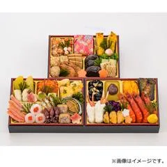 京都祇園料亭「和山」 和風おせち三段重（祥雲）（山形屋 鹿児島本店）の公式商品画像