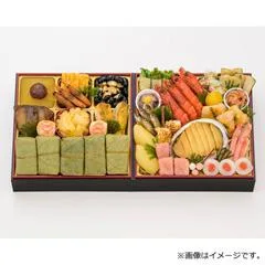 中谷本舗「ゐざさ」 和風おせち二段重（吉野）（山形屋 鹿児島本店）の公式商品画像