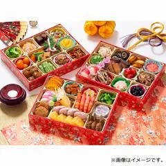 薩摩割烹めいわ おせち三段重(めいわ-19)(山形屋 鹿児島本店)の公式商品画像