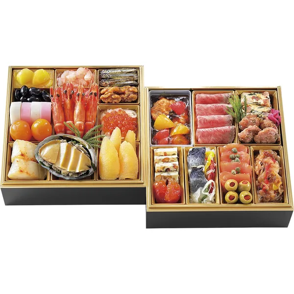 〈八百彦本店〉和・洋 二段重(ファミリーマート)の公式商品画像